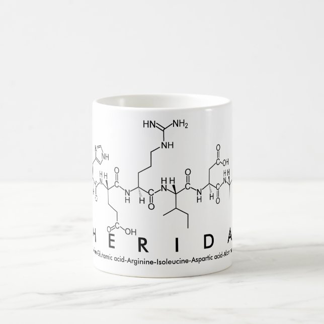 Sheridan peptide name mug (Center)