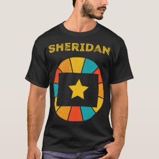 Sheridan Wyoming Vintage Distressed Souvenir 1 T-Shirt