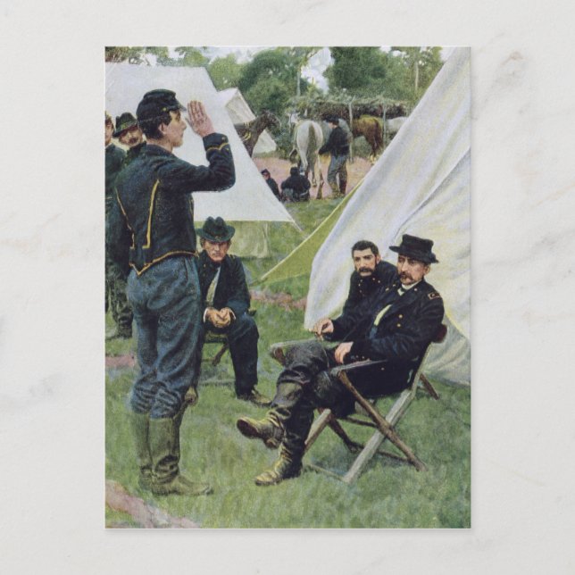 Sheridans First Interview with Rowand Postcard (Front)