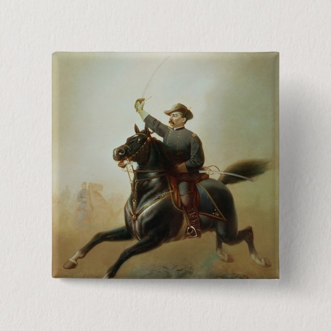 Sheridan's Ride, 1871 15 Cm Square Badge (Front)