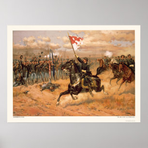 Sheridan's Ride by L. Prang & Company 1886 Poster