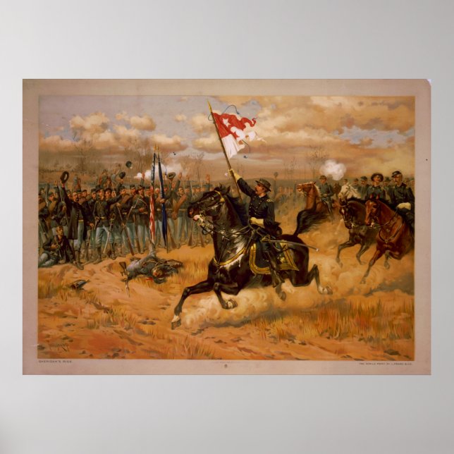Sheridan's Ride by Thure de Thulstrup Poster (Front)