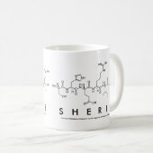 Sherie peptide name mug (Front Right)