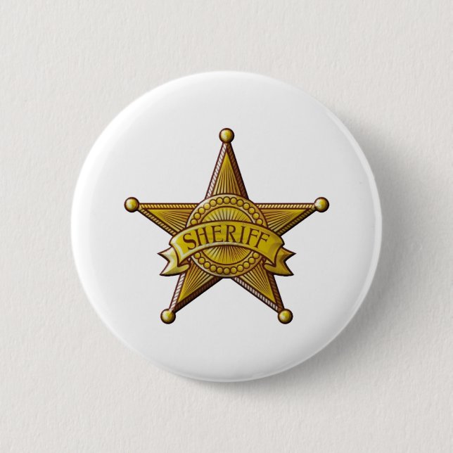 Sheriff 6 Cm Round Badge (Front)