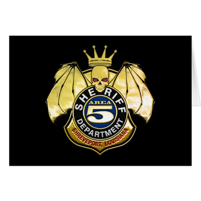 Sheriff Area 5 Badge (Front Horizontal)