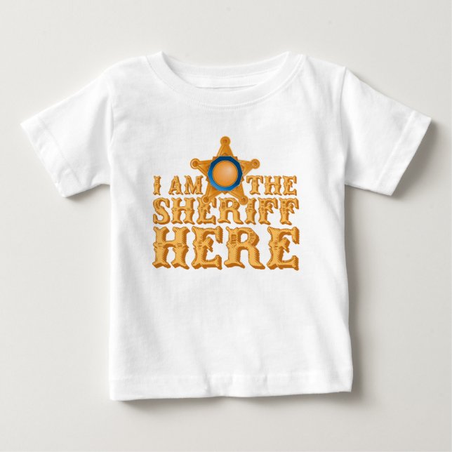 Sheriff Baby T-Shirt (Front)