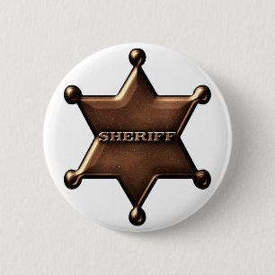 Sheriff Badge Button