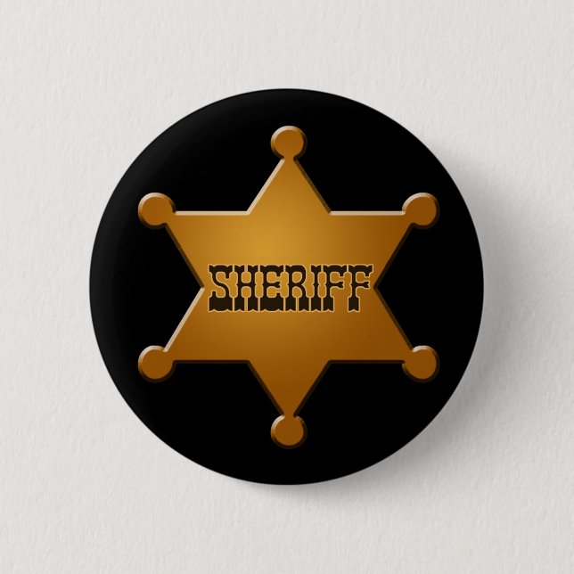 Sheriff Badge - button (Front)