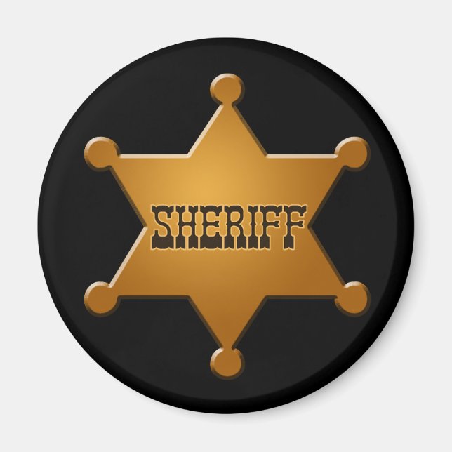 Sheriff Badge - magnet (Front)