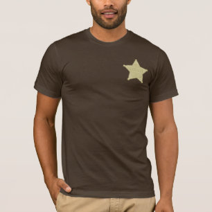 Sheriff Badge Wild West Party T-Shirt