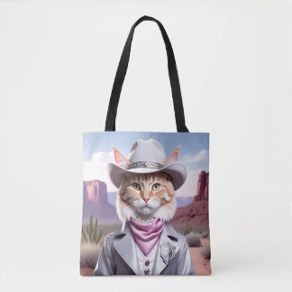 Sheriff Cat Tote Bag