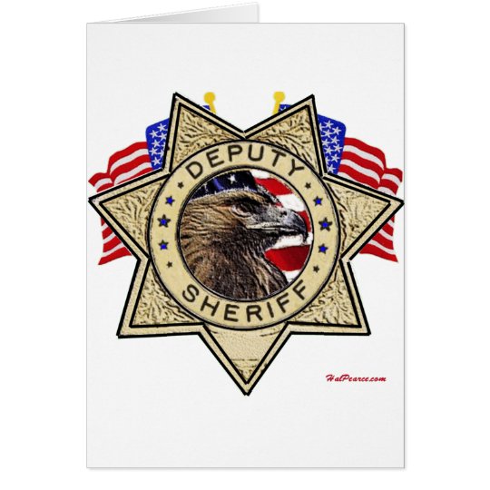 Sheriff Deputy Badge Card