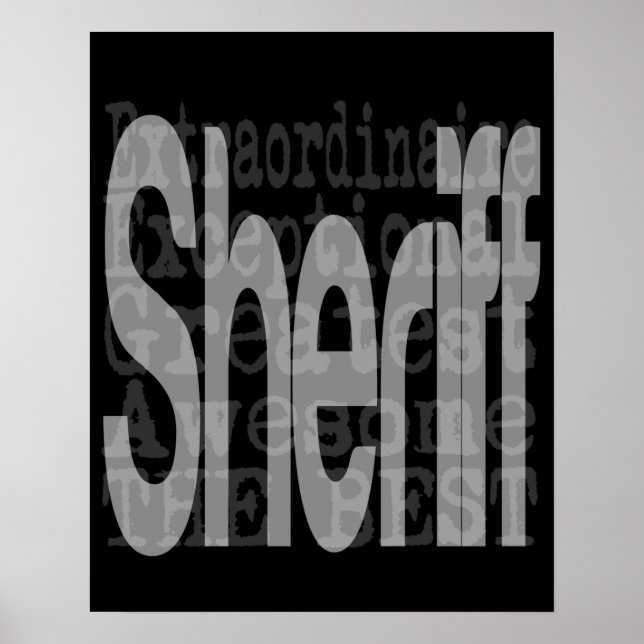 Sheriff Extraordinaire Poster (Front)