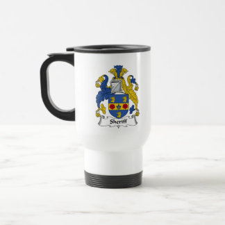 Sheriff Family Crest Travel Mug