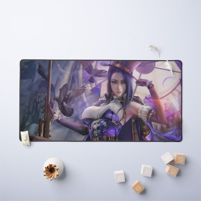 Sheriff Gaming Desk Mat | Marksman Aesthetic Pad (Kids Table)