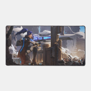 Sheriff Gaming Desk Mat   Marksman Aesthetic Pad