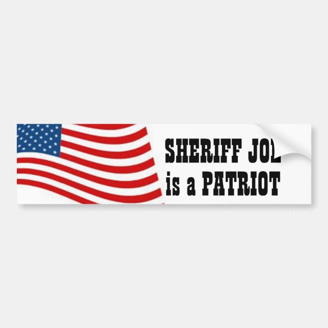 Sheriff Joe Bumper Sticker (Front)
