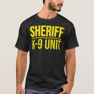 SHERIFF K-9 UNIT POLICE DOG UNIFORM OFFICER COSTUM T-Shirt