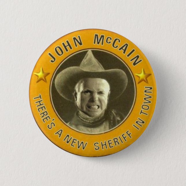Sheriff McCain Button (Front)