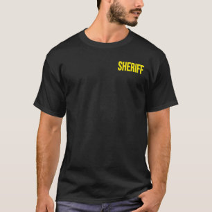 Sheriff Police Law Enforcement Uniform Deputy T-Shirt