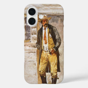 Sheriff Portrait by Seltzer, Vintage West Cowboy iPhone 16 Case