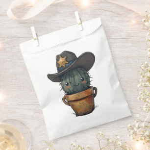 Sheriff Spike-Cactus Character Favour Bags