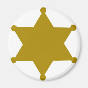 Sheriff star magnet