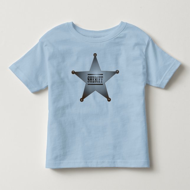 Sheriff star toddler T-Shirt (Front)
