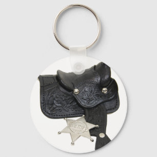 SheriffBadgeSaddle051009 Key Ring
