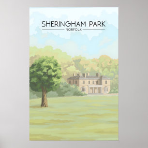 Sheringham Park Norfolk Travel Poster