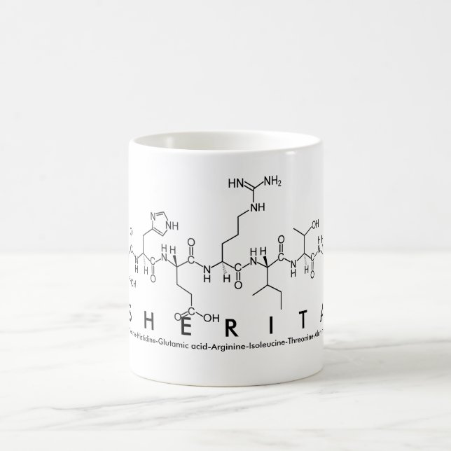 Sherita peptide name mug (Center)