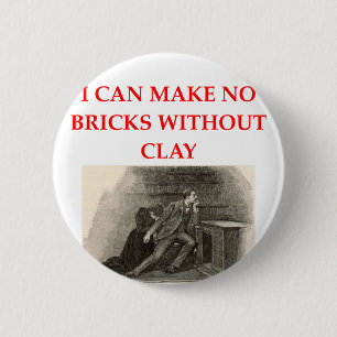 sherlock holmes 6 cm round badge