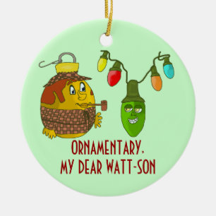 Sherlock Holmes Christmas Ornament