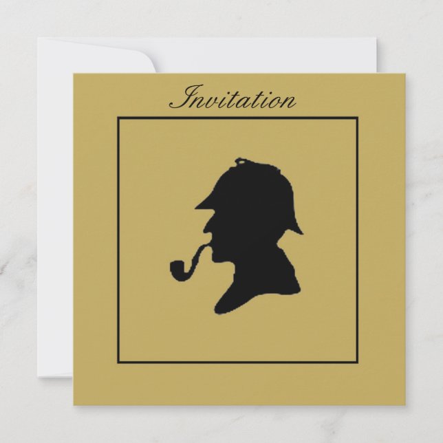 SHERLOCK HOLMES INVITATION CARD (Front)