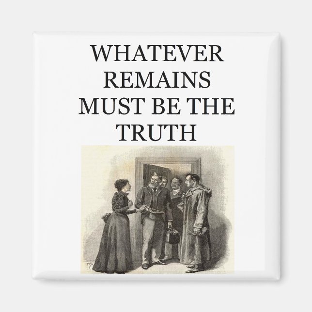 sherlock holmes magnet (Front)