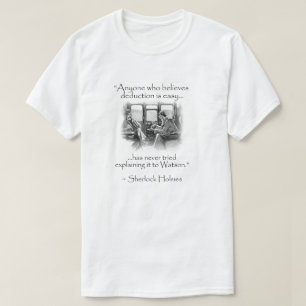 Sherlock Holmes - Modern Misquotes T-Shirt