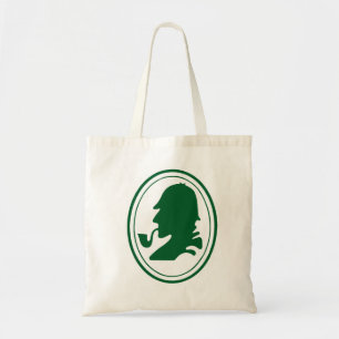 Sherlock Holmes Tote Bag Profile Cameo