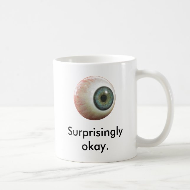 Sherlock Surprisingly Okay Eyeball Mug (Right)
