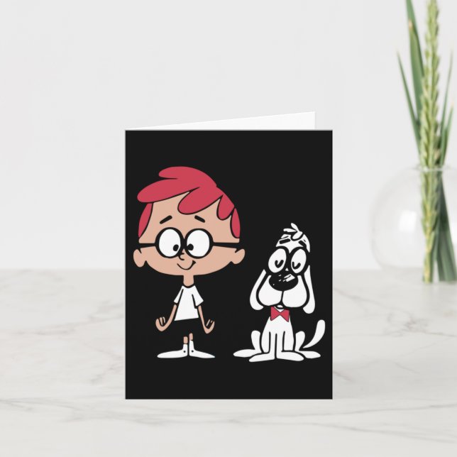 Sherman And Mr Peabody Sticker  Card (Front)