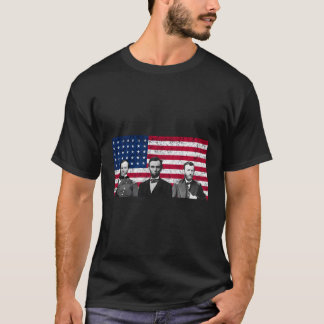 Sherman Lincoln Grant Us Flag T-Shirt