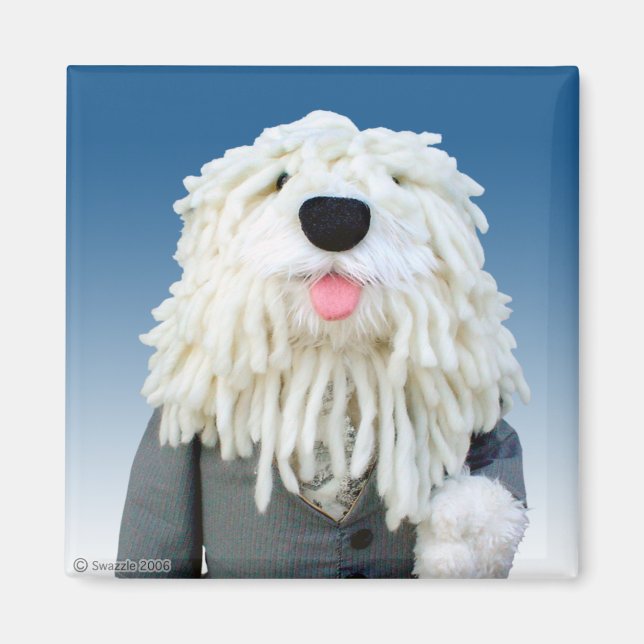 Sherman Sheepdog Magnet (Front)