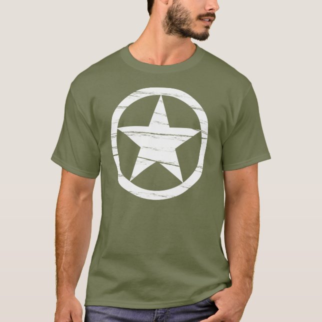 Sherman Tank Shirt Distressed (Front)