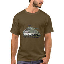 Sherman with Tractics Name Dark T-Shirt