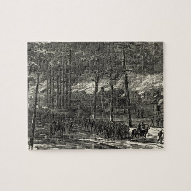 Sherman's March to the Sea Through South Carolina Jigsaw Puzzle (Horizontal)