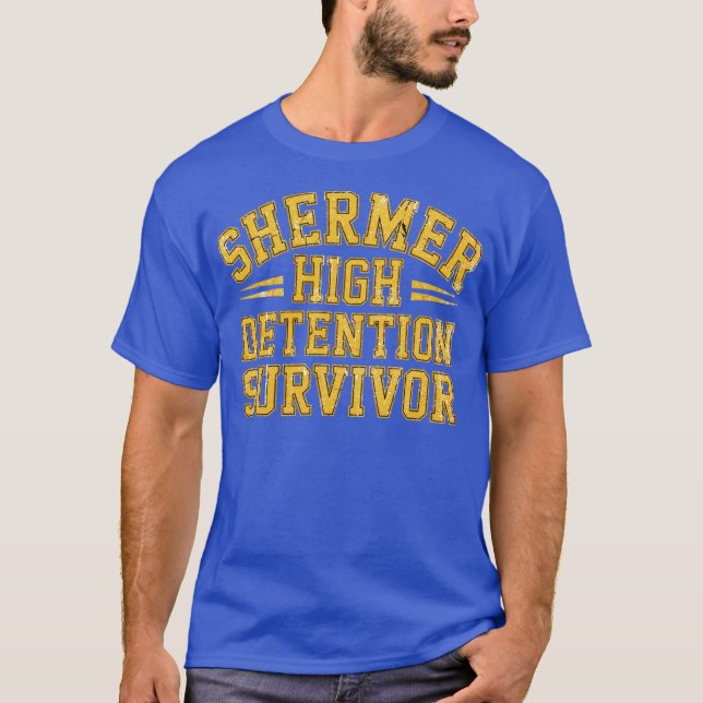 Shermer High Detention Survivor T-Shirt (Front)