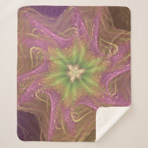 Sherpa Blanket Fractal Light Purple Palette