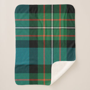 Sherpa Blanket Op Art Ferguson Tartan