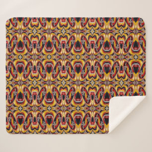 Sherpa Blanket with Belgian Colours Design