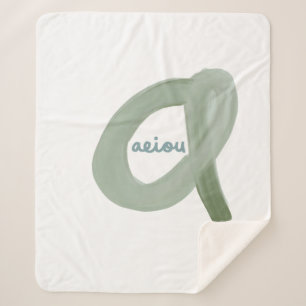 Sherpa fleece blanket