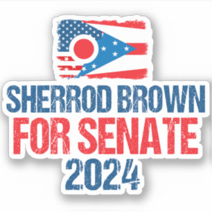 Sherrod Brown for Senate 2024 Election Ohio Flag